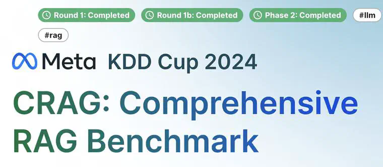 AGI组同学获得KDD Cup 2024挑战赛RAG赛道亚军新闻配图